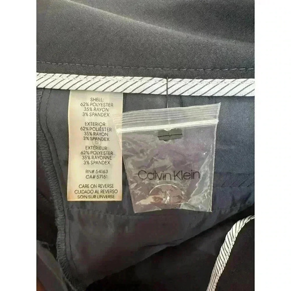 Calvin Klein, classic fit dress pants, Black, 6 - Picture 3 of 4